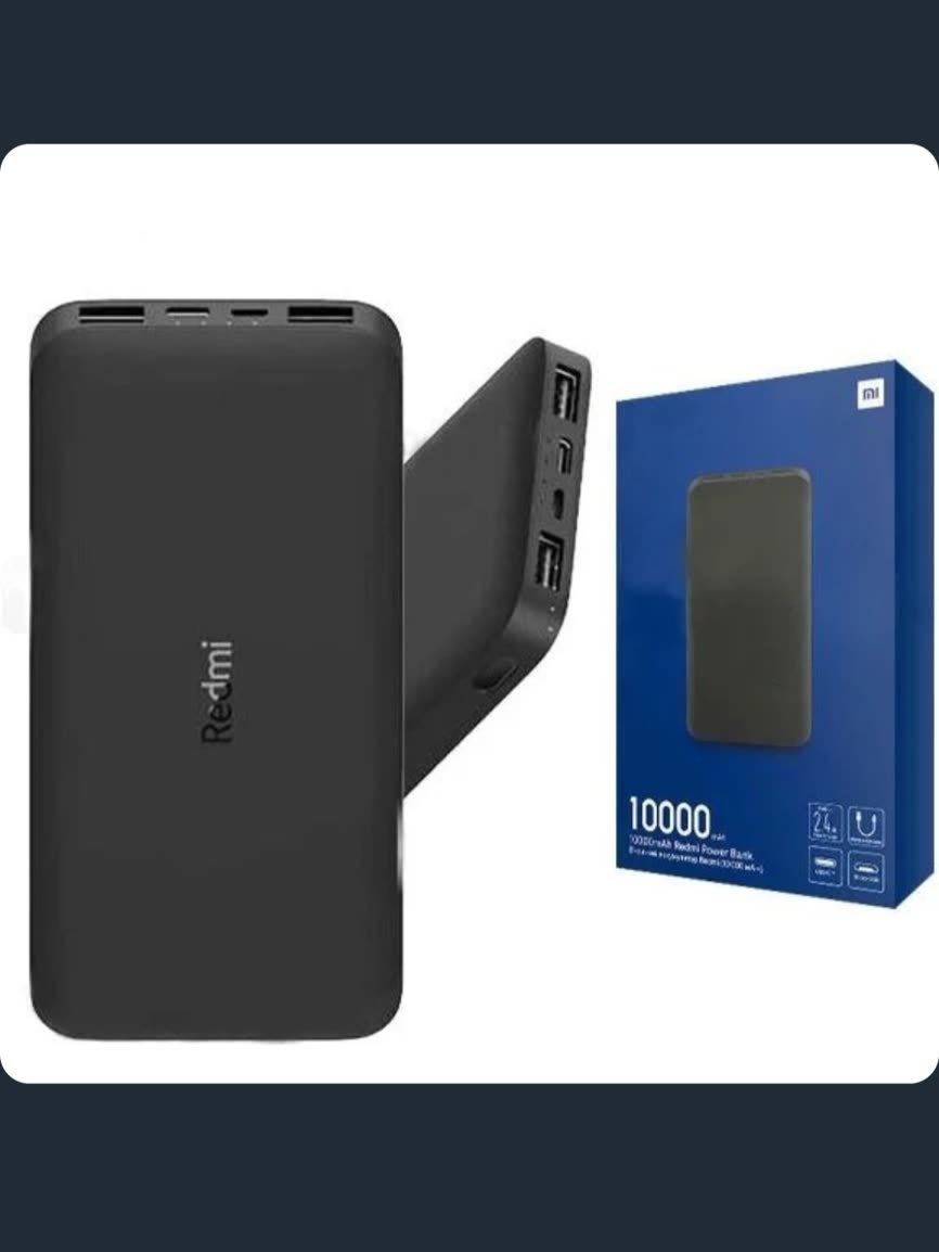پاوربانک ۱۰۰۰۰ میلی آمپر شیائومی مدل Redmi
